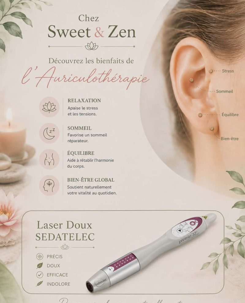 Auriculothérapie chez Sweet & Zen